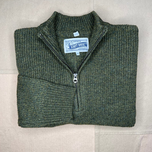 Wool Blend Ribbed Sweater, Moss