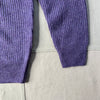 Jordan Sweater in Washed Cashmere, Heather Amethyst