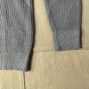 Shaker Stitch Polo Sweater, Frost Gray