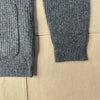 Mitchell Cardigan in Washed Cashmere, Marled Charcoal