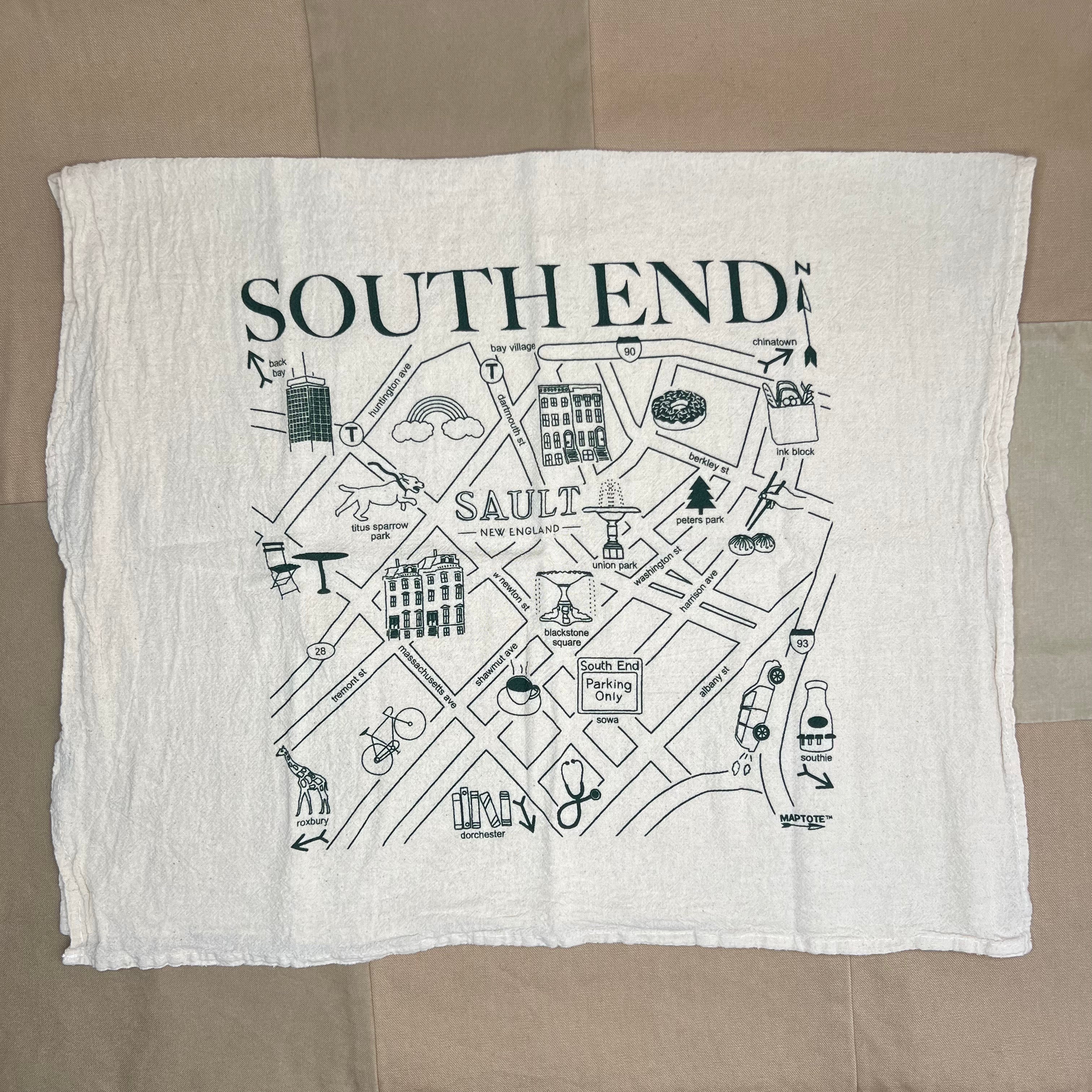 South End Tea Towel