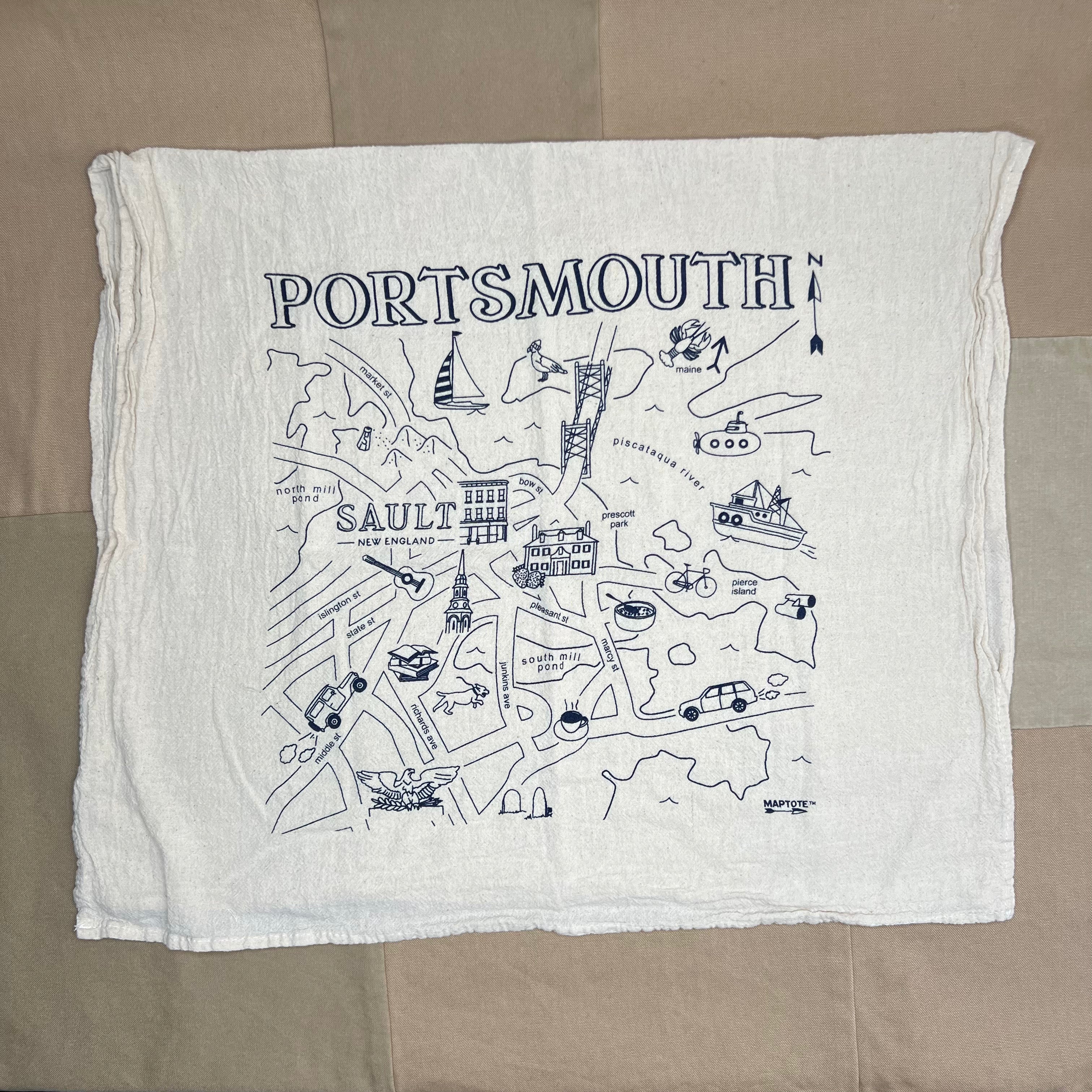 Portsmouth Tea Towel