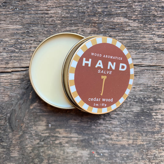 Wood Aromatics Hand Salve, Cedar Wood