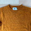 Brushed Wool Crew Sweater, Amber