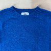 Brushed Wool Crew Sweater, Sapphire