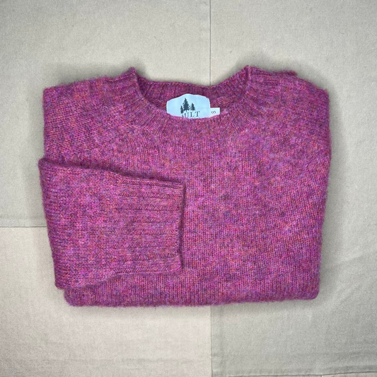 Women's Brushed Shaggy Crew Sweater, Zinna