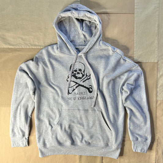 Sault Jolly Roger Hoodie, Athletic Grey