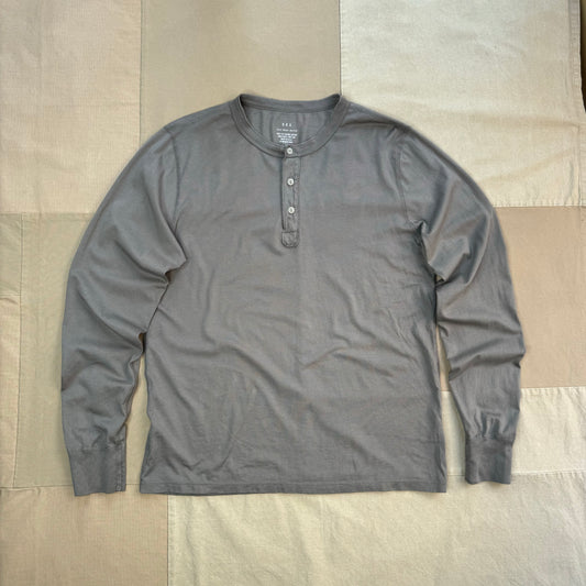 Long Sleeve Supima Jersey Henley, Root