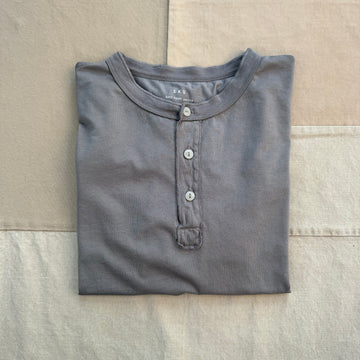 Long Sleeve Supima Jersey Henley, Root