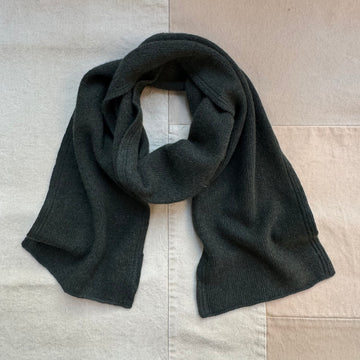 Cashmere Scarf, Green Menagerie