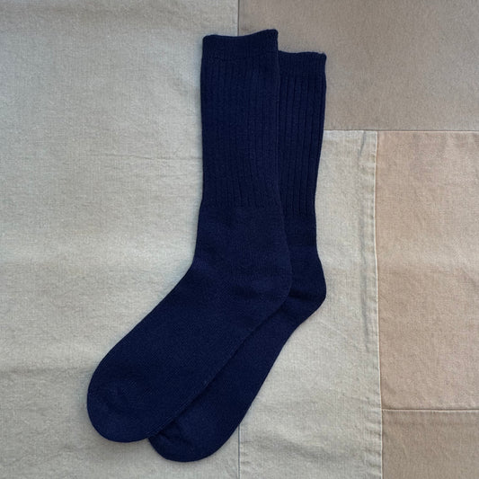 Cashmere Sock, Navy