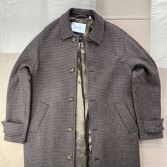 Pine Wool Coat, Check