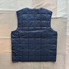 V-Neck Button Down Vest, Dark Navy