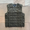 V-Neck Button Down Vest, Dark Olive