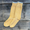 Double Face Crew Socks, Yellow