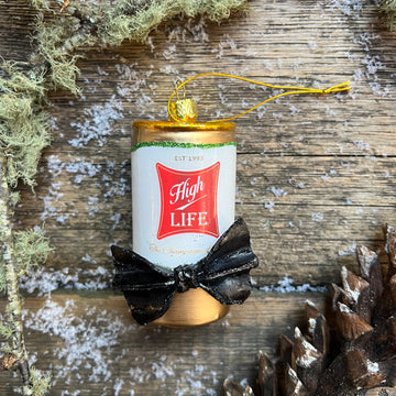High Life Glass Ornament