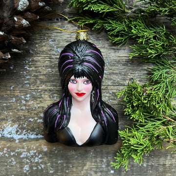 Elvira Glass Ornament