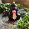 Elvira Glass Ornament