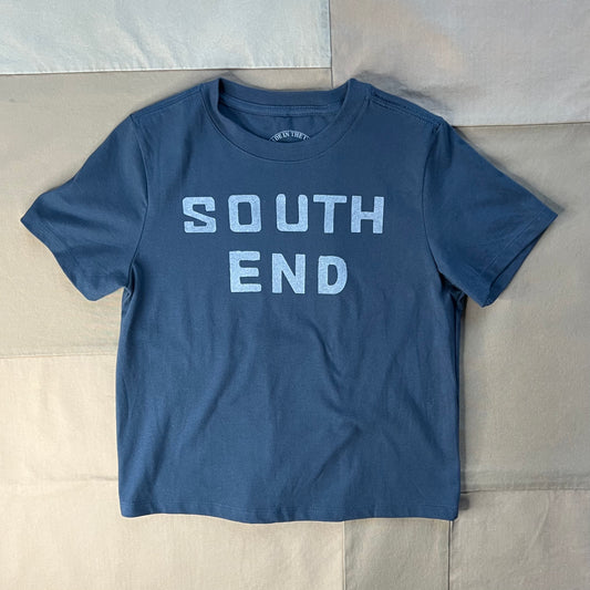 Women's South End T-Shirt, Vintage Navy