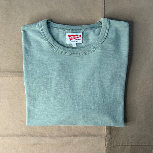 Short-Sleeve Slub T-shirt, Sage