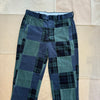 Patchwork Corduroy Pants