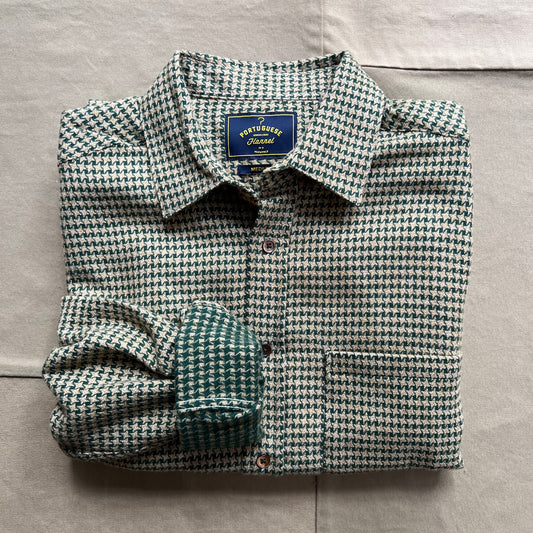 Pied Poule Shirt, Green