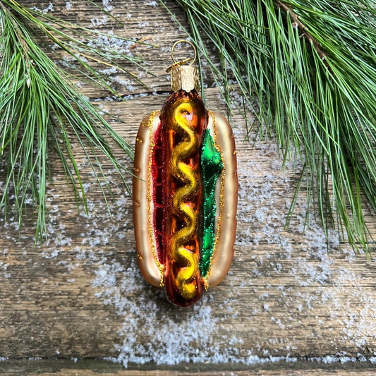 Hot Dog Ornament