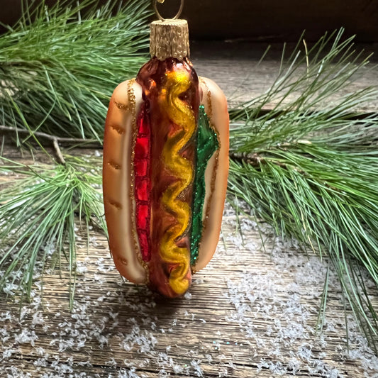 Hot Dog Ornament