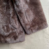 Duane St Jacket in Faux Fur, Dark Brown