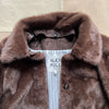 Duane St Jacket in Faux Fur, Dark Brown