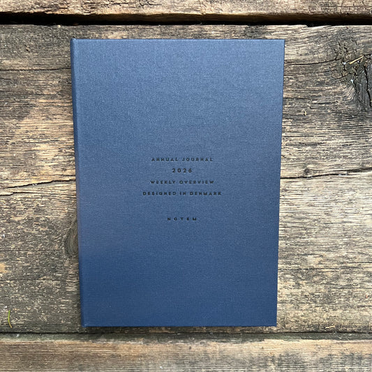 Hard Cover Annual Journal Dark Blue