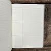 Large Hard Cover Lined Notebook, Light Grey