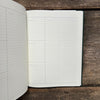 Large Hard Cover Lined Notebook, Dark Green