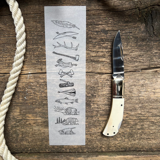 Scrimshaw Knife Kit, Lock Back Knife