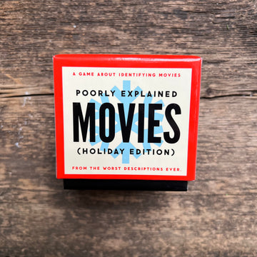 Mini Poorly Explained Movies Game - Holiday Edition