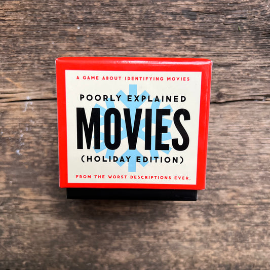 Mini Poorly Explained Movies Game - Holiday Edition