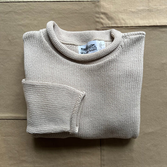 Wellfleet Roll Neck Sweater, Khaki