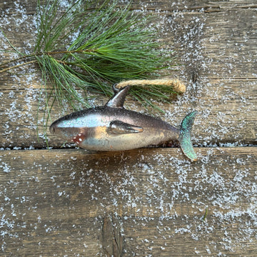 Jaws Shark Glass Ornament