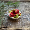 Canned Cranberry Sauce Glass Ornament