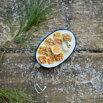 Latkes Glass Ornament