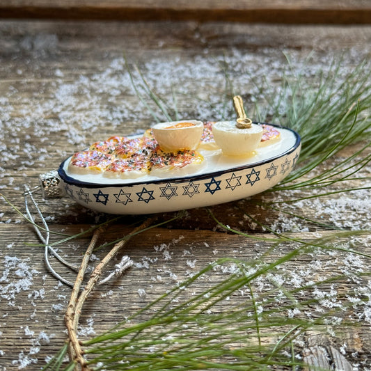 Latkes Glass Ornament