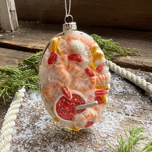 Shrimp Cocktail Ornament