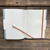 Lined Notebook w/ Elastic Band, Light Grey
