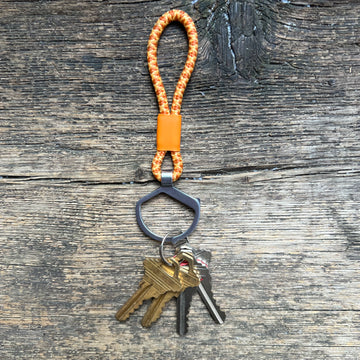 Rope Split Ring, Monarch Orange