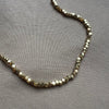 Erica Long Necklace Faceted Gold Beads