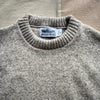 Wellfleet Wool Crewneck, Natural/Grey Ragg