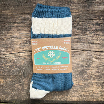 Upcycled Sock, Aqua
