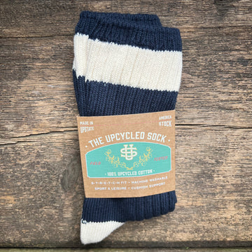 Upcycled Sock, Navy