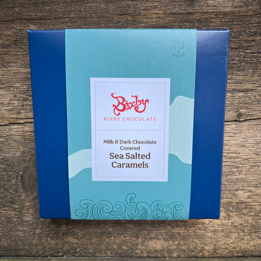 Milk + Dark Chocolate Sea Salt Caramels Gift Box