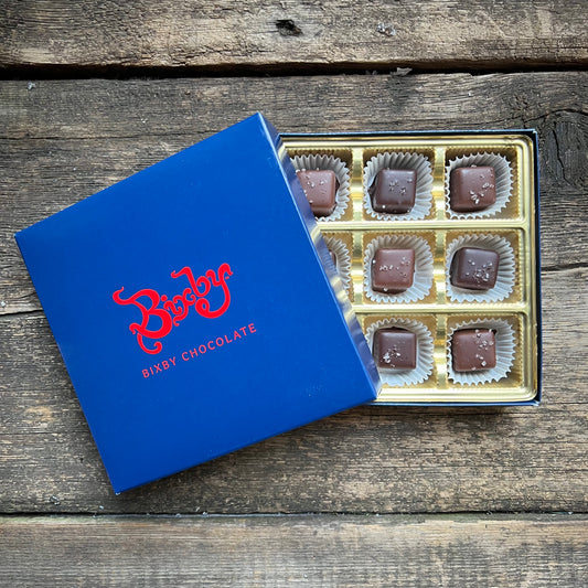 Milk + Dark Chocolate Sea Salt Caramels Gift Box